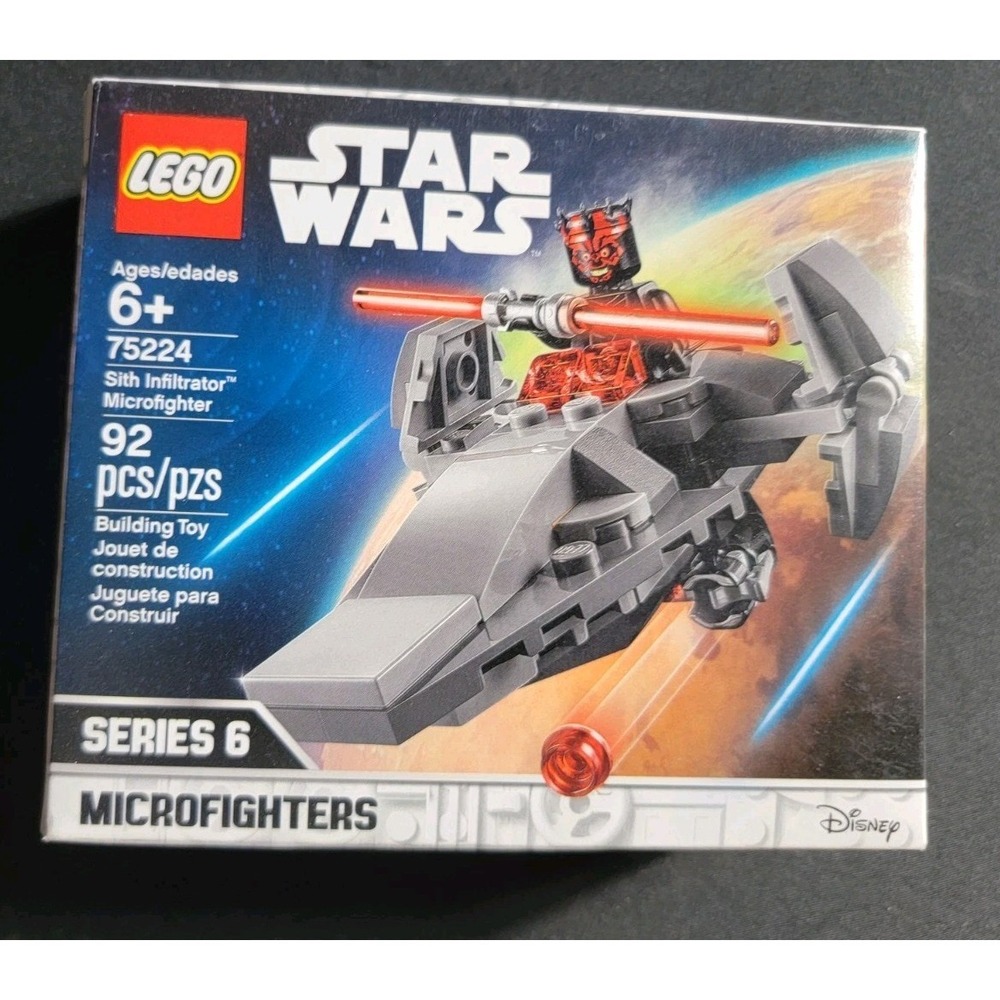 Star Wars Lego 75224 Sith Infiltrator Microfighters Series 6 EMPTY BOX ONLY